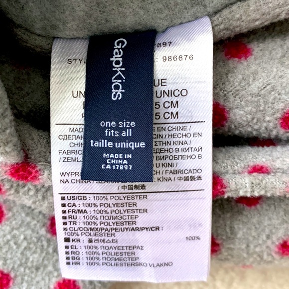 Gap Kids fleece scarf - Picture 4 of 6